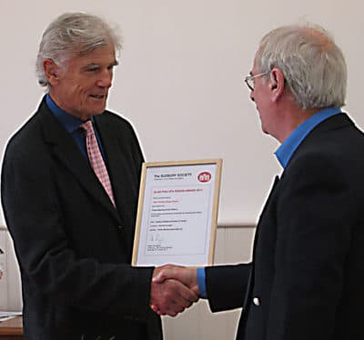 Alan Phillips award 2013 Lord Phillips and James Blackie